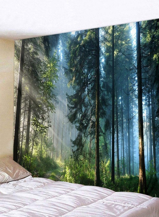 Llamazing Forest Tapestry - Magic Tapestry Curtain for Living Room & Bedroom (Morning Forest, 90.5''L70.8''W) XL - Image 2